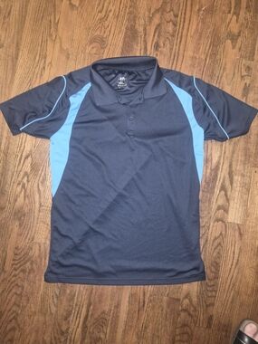ZITY Men’s XL Navy Blue Light Blue Performance Polo Athletic Golf